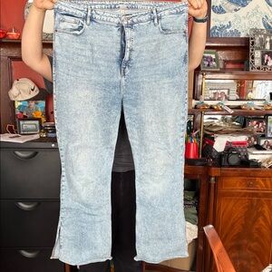 Old Navy Light Blue Flare Jeans